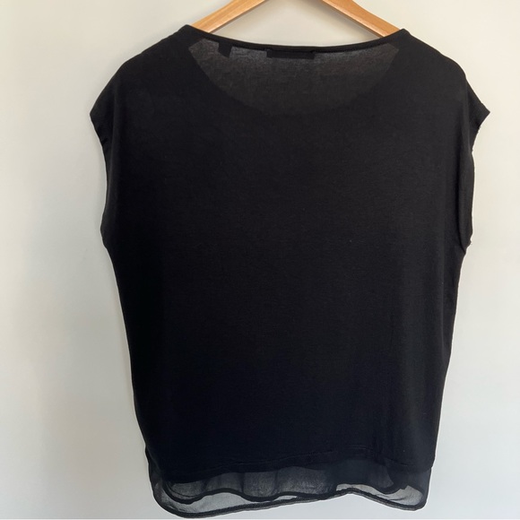 ESPRIT party sleeveless sequence blouse t-shit - Picture 2 of 3